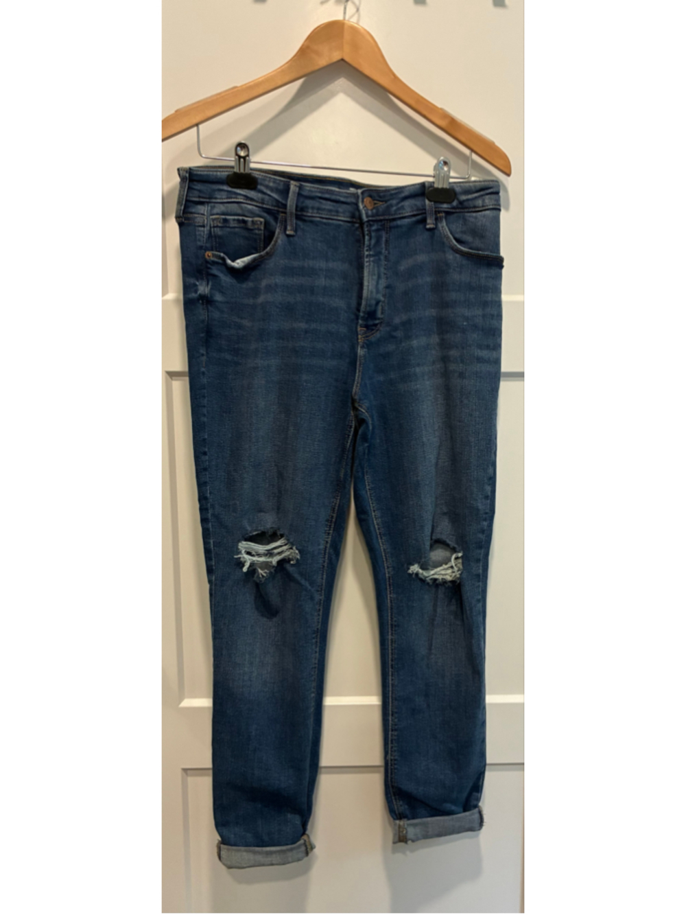 Old Navy Rockstar Super Skinny Jeans Size 12 Blue